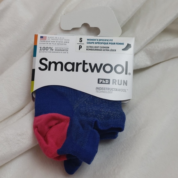Smartwool Accessories - Smartwool PhD Run Indestrucawool Blue Socks sz S